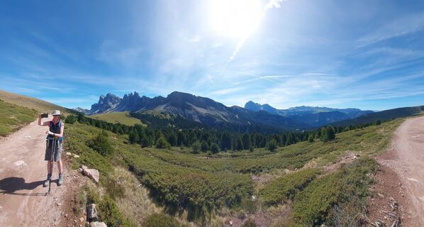 Foto von Horst Krä entlang der Tour