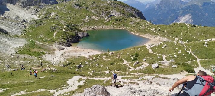 Fotografia z Michele Vianello na trase