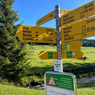 Rundweg Chatzenloch, Startwegweiser