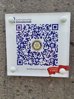 Konfirmationspfad Schild 1 von 6