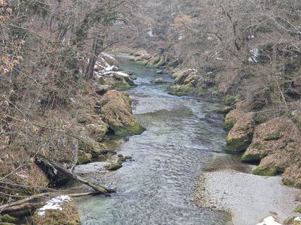 Foto von Sabine entlang der Tour