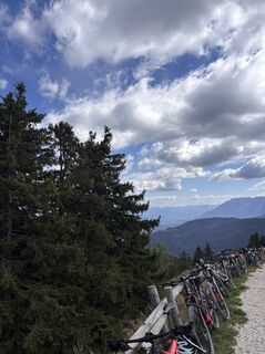 Foto von Heinz Sperl entlang der Tour