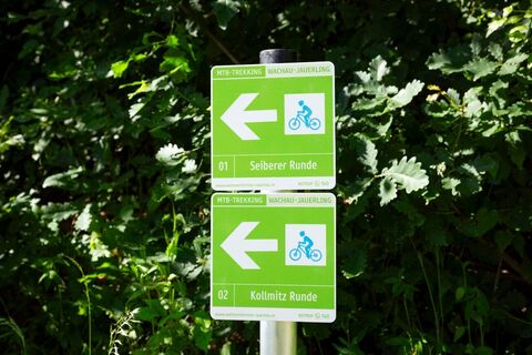 Mountainbike-Beschilderung