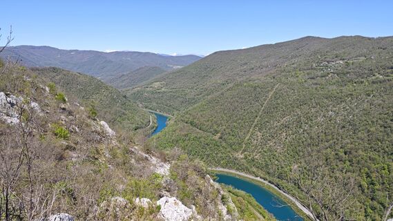 Foto von Franca Škarja entlang der Tour