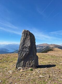 Photo de Dagmar Hofer le long du parcours