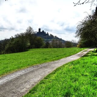 Auf dem Weg zur Burg Gleiberg
