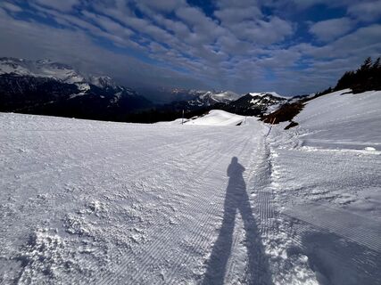 Foto von Sabrina Seiler entlang der Tour