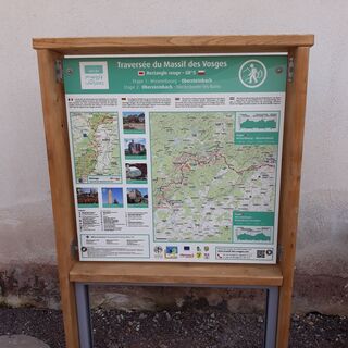 Informationsschilder Zum Queren des Vogesenmassivs - Obersteinbach