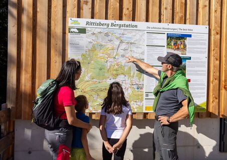 Wanderkarte Rittisberg Bergstation