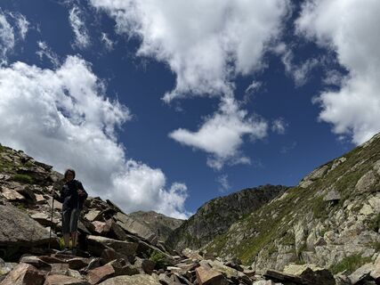 Photo de Rico Vincenz le long du parcours