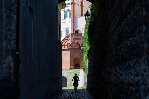 die Altstadt von Azeglio