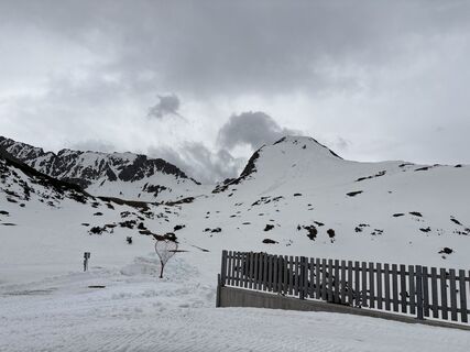 Photo de Heinz Sperl le long du parcours