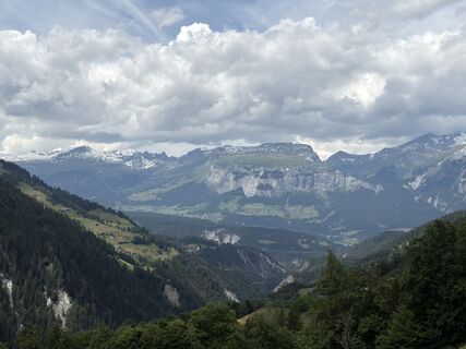 Photo de Maria Kammermann le long du parcours