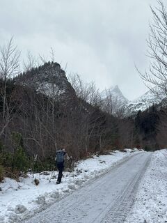 Foto von Helmut Schuchter entlang der Tour