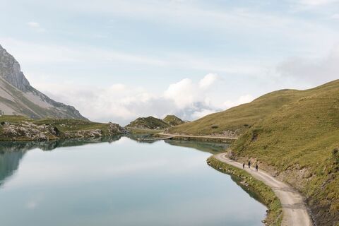 Der Zürsersee auf 2.150m