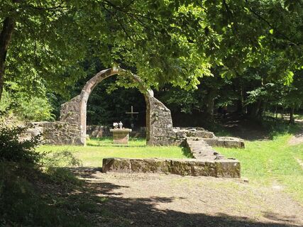 Photo de Michel Kennel le long du parcours