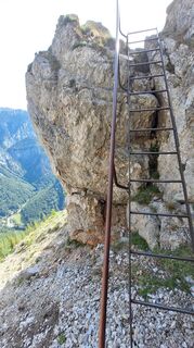 Foto von Regina Fleischmann entlang der Tour