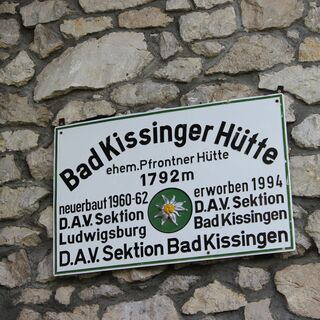 DAV Hütte - Bad Kissinger Hütte