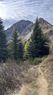 Foto de Julia Ploner a lo largo del recorrido