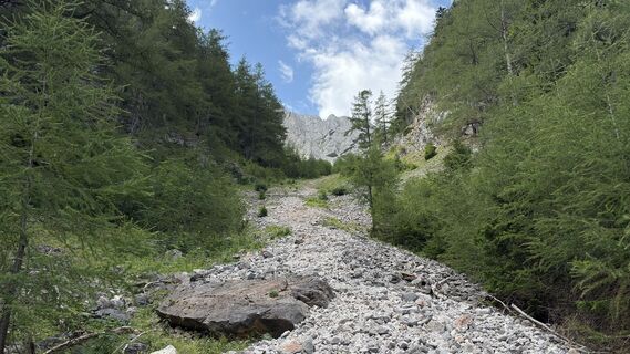 Foto de Raphael Höller a lo largo del recorrido