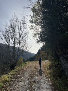 Foto von Helmut Schuchter entlang der Tour