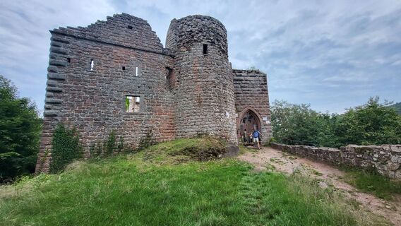 Photo de Sebastian le long du parcours