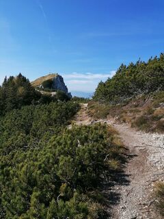 Foto von Dagmar Hofer entlang der Tour