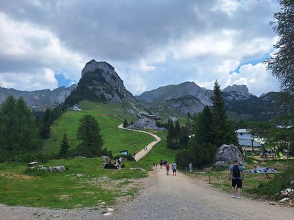 Foto von Katharina entlang der Tour