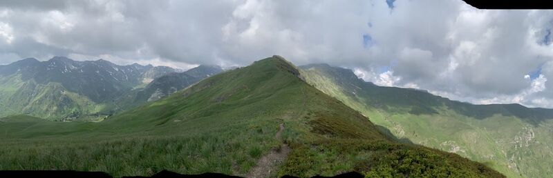 Foto von Toni Lerda entlang der Tour