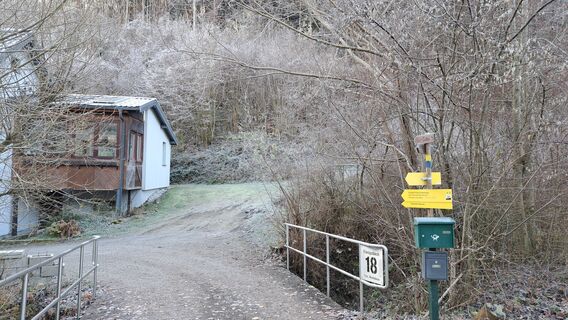 Übergang nach Warth nach der L5232
