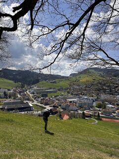 Foto von Cyrill Bischof entlang der Tour