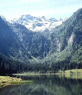 Der Steirische Bodensee am Ausgangspunkt der Tour