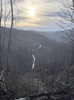 Foto de Justin Besting a lo largo del recorrido