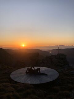 Foto von Martina Kofler entlang der Tour