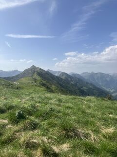 Foto von Barbara Lung entlang der Tour