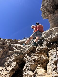 Photo de Christoph Stanzer le long du parcours