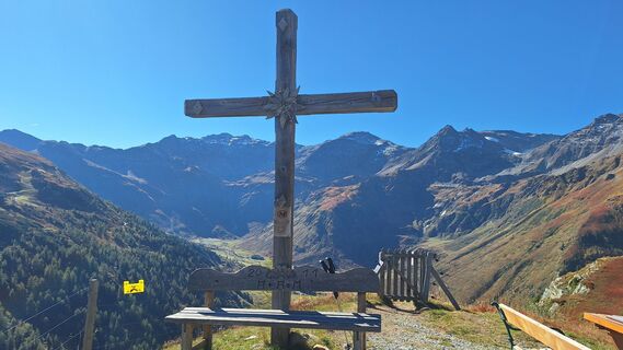 Foto von Susi entlang der Tour
