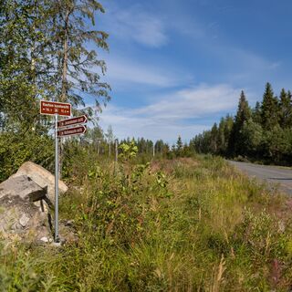 Der Raution-Naturlehrpfad ist größtenteils ein leichter Schotterweg, der sich für Offroad- und Schotterfahrräder eignet.