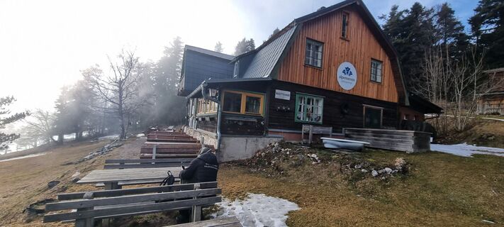 Photo de Mario Libardi le long du parcours