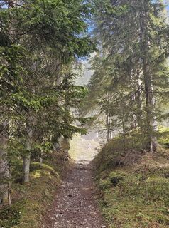 Photo de Florian le long du parcours
