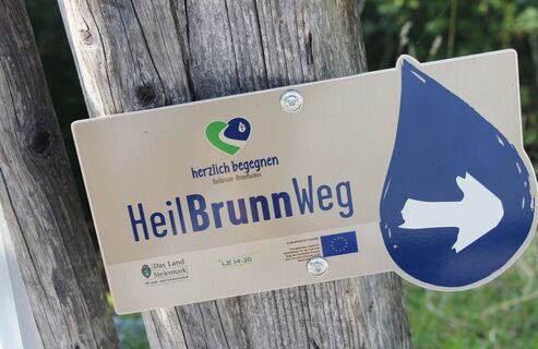 Markierung HeilBrunnWeg_Heilbrunn_Oststeiermark