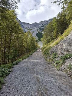 Foto von Miha Gros entlang der Tour