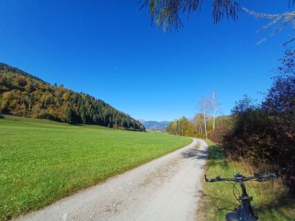 Photo de Martina Rinner le long du parcours