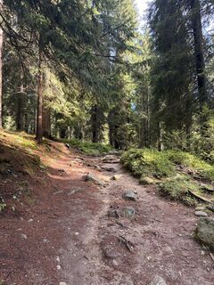 Foto de Michele Passante a lo largo del recorrido