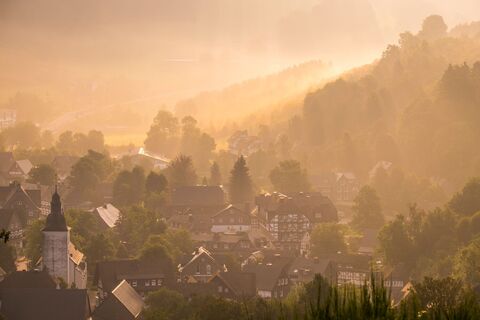 Blick auf Oberkirchen im Schmallenberger Sauerland