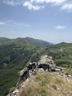 Foto von Nicola Florini entlang der Tour