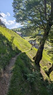 Photo de Margherita Polini le long du parcours