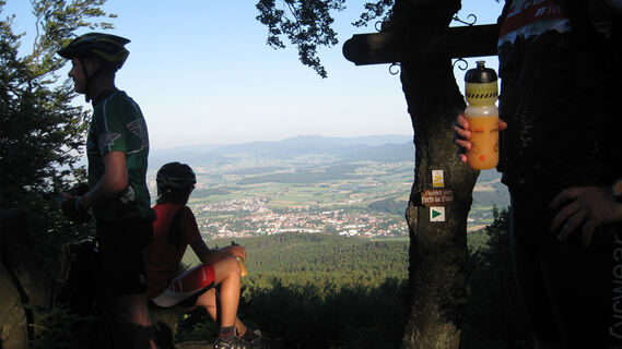 Aussicht beim Glaskreuz