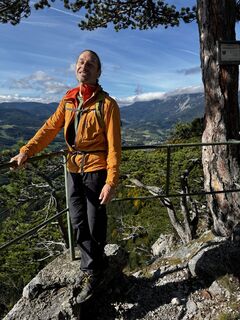 Foto von Maria König entlang der Tour