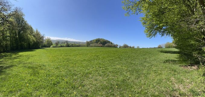 Foto von Siggi unterwegs entlang der Tour